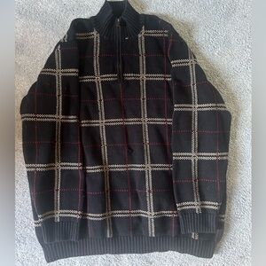 Vintage Lauren by Ralph Lauren Half Zip Knit Sweater